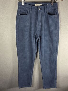 PacSun Bkue Corduroy Mom Jean Pants Size 25 100% Cotton